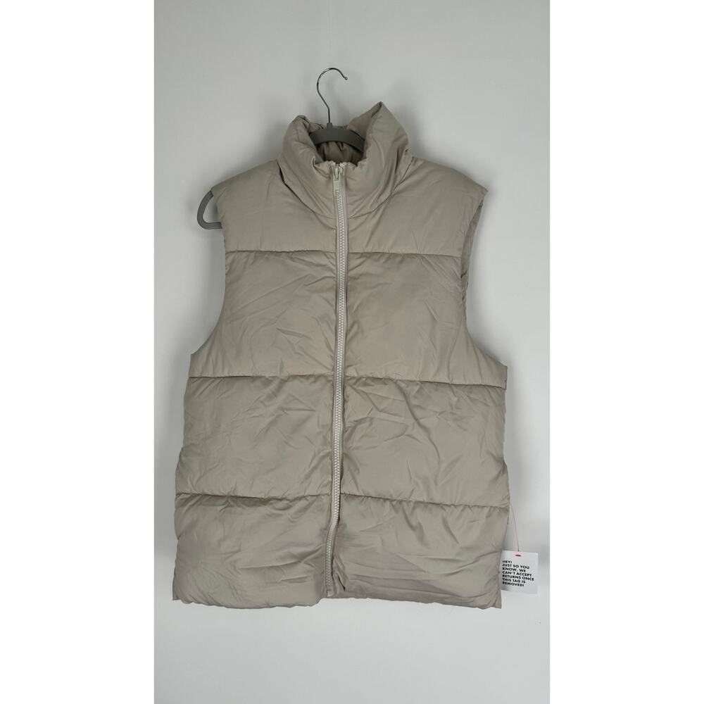 ASOS Neutral Beige Puffer Vest